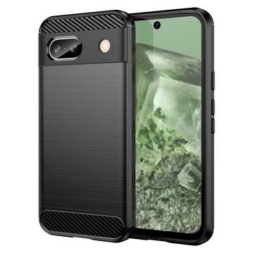 Google Pixel 8a Brushed TPU Case - Carbon Fiber