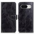 Google Pixel 8a Wallet Case with Magnetic Closure - Black