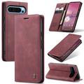 Google Pixel 9 Pro XL Caseme 013 Series Wallet Case - Wine Red