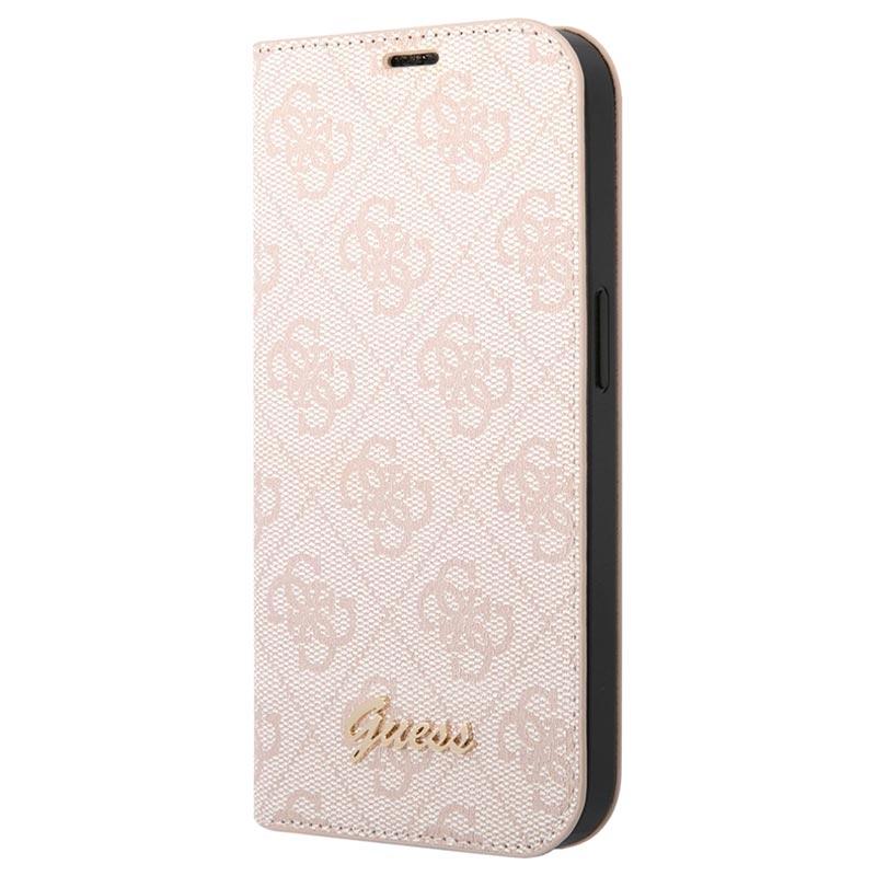 Pink LV Logo iPhone 14 Pro Case