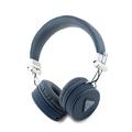 Guess Grained Triangle Logo ENC Wireless Headphones - Blue