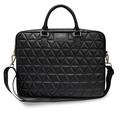 Guess Quilted Laptop Bag - 15" - Black