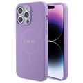 iPhone 15 Pro Max Guess Saffiano Hybrid Case - MagSafe Compatible - Purple
