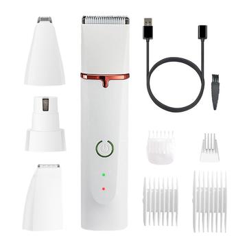 HD2050 4-in-1 Pet Electric Hair Trimmer - Grooming Clipper & Nail Grinder Tool Kit