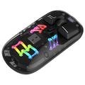 HXSJ T200 Dual-Mode Wireless Bluetooth Mouse with RGB Lighting