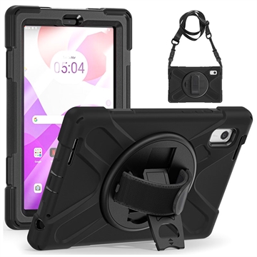 Lenovo Tab M9 Heavy Duty 360 Case with Hand Strap - Black