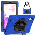 Lenovo Tab M9 Heavy Duty 360 Case with Hand Strap - Blue