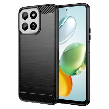 Honor 200 Smart Brushed TPU Case - Carbon Fiber