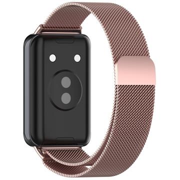 Honor Band 9 Magnetic Mesh Strap - Rosa