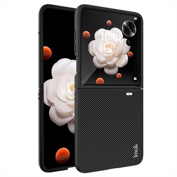 Honor Magic V Flip Imak Ruiyi Hybrid Case - Carbon Fiber - Black