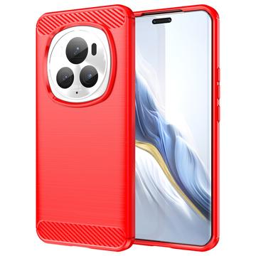 Honor Magic6 Pro Brushed TPU Case - Carbon Fiber