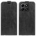 Honor X6b Vertical Flip Case with Card Slot - Black