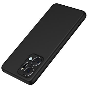 Honor X7a Liquid Silicone Case - Black