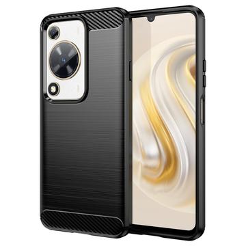 Huawei Enjoy 70 Brushed TPU Case - Carbon Fiber