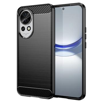 Huawei Nova 12 Brushed TPU Case - Carbon Fiber