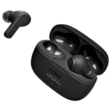 JBL Vibe 200TWS Bluetooth Headphones with Charging Case (Open-Box Satisfactory) - Black