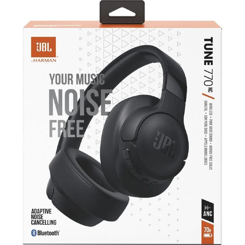 Jbl Tune 770NC Bluetooth Over Ear Headphones Black