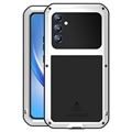 Love Mei Powerful Samsung Galaxy A34 5G Hybrid Case - Silver