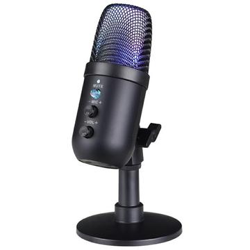 MU1000 Condenser Microphone - Real-Time Monitoring & Noise Reduction for Desktop Recording