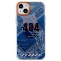 Mutural Modern Series iPhone 14 Plus Hybrid Case - Blue