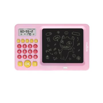 Maxlife MXWB-01 Kids Writing Board with Calculator - Pink