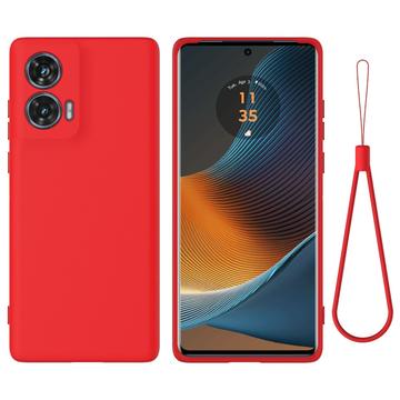 Motorola Edge 50 Fusion Liquid Silicone Case - Red