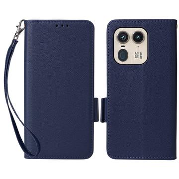 Motorola Edge 50 Ultra/Moto X50 Ultra Wallet Case Magnetic Closure - Dark Blue