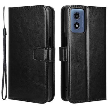 Motorola Moto G Play (2024) Wallet Case with Magnetic Closure - Black