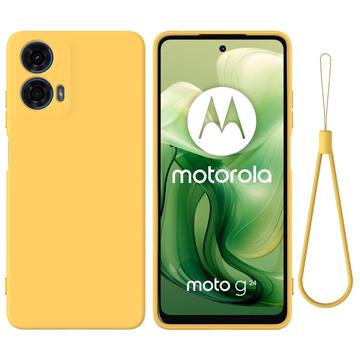 Motorola Moto G04/G24 Liquid Silicone Case - Yellow