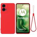 Motorola Moto G24 Power Liquid Silicone Case - Red