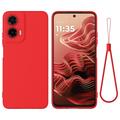 Motorola Moto G35 Liquid Silicone Case - Red