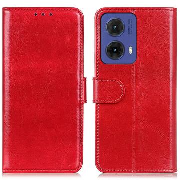 Motorola Moto G85/S50 Neo Wallet Case with Magnetic Closure - Red