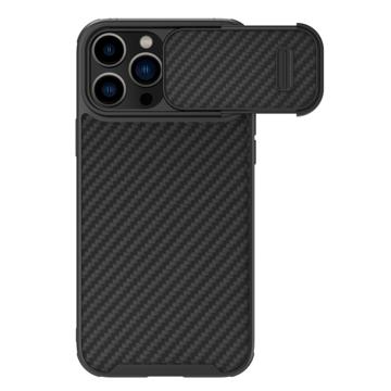 Nillkin Synthetic Fiber S iPhone 14 Pro Hybrid Case - Black