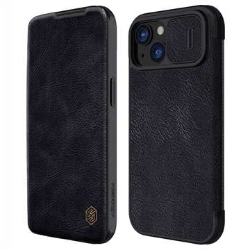 iPhone 15 Nillkin Qin Pro Flip Case - Black