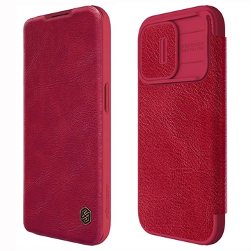 iPhone 15 Pro Max Nillkin Qin Pro Flip Case - Red