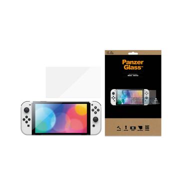 Nintendo Switch OLED PanzerGlass Standard Fit AntiBacterial Screen Protector - Transparent