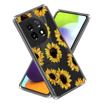 OnePlus 12R/Ace 3 Stylish Ultra-Slim TPU Case - Sunflowers