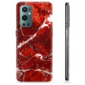 OnePlus 9 Pro TPU Case - Red Marble