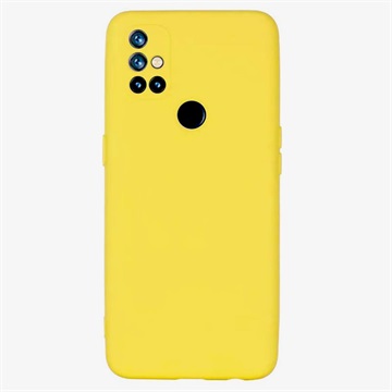 OnePlus Nord N10 5G Rubberized Plastic Case - Yellow