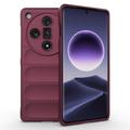 Oppo Find X7 Rugged Series TPU Case - Wine Red