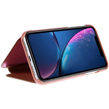 Luxury Series Mirror View iPhone XR Flip Case