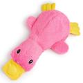 Plush Duck Squeaky Dog Toy - Pink