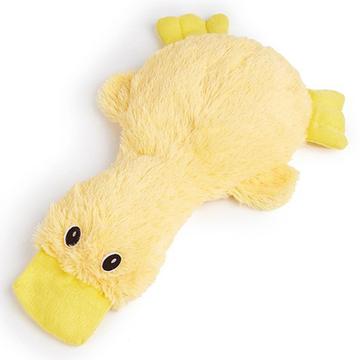 Plush Duck Squeaky Dog Toy - Yellow