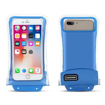 Pouch-Style Universal IPX8 Waterproof Case - 7" - Blue