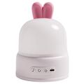 Rabbit Projection Lamp with Music - USB-Powered Night Light - Pink