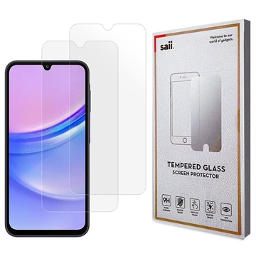 Samsung Galaxy A15 Saii 3D Premium Tempered Glass Screen Protector - 2 Pcs.