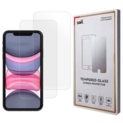 Saii 3D Premium iPhone 11 Tempered Glass Screen Protector - 9H - 2Pcs.