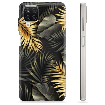 Samsung Galaxy A12 TPU Case - Golden Leaves