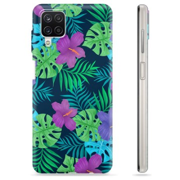 Samsung Galaxy A12 TPU Case - Tropical Flower