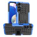 Samsung Galaxy A15 Anti-Slip Hybrid Case with Kickstand - Blue / Black